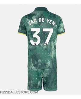Günstige Tottenham Hotspur Micky van de Ven #37 3rd trikot Kinder 2024-25 Kurzarm (+ Kurze Hosen)